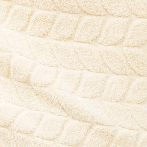 Ultra Soft & Stylish 700 GSM Luxury Bath Sheets | Pack of 2 | Extra Large 35x70 Inches | 100% Zero-Twist, Long-Staple Cotton | Remarkably Absorbent (White)
