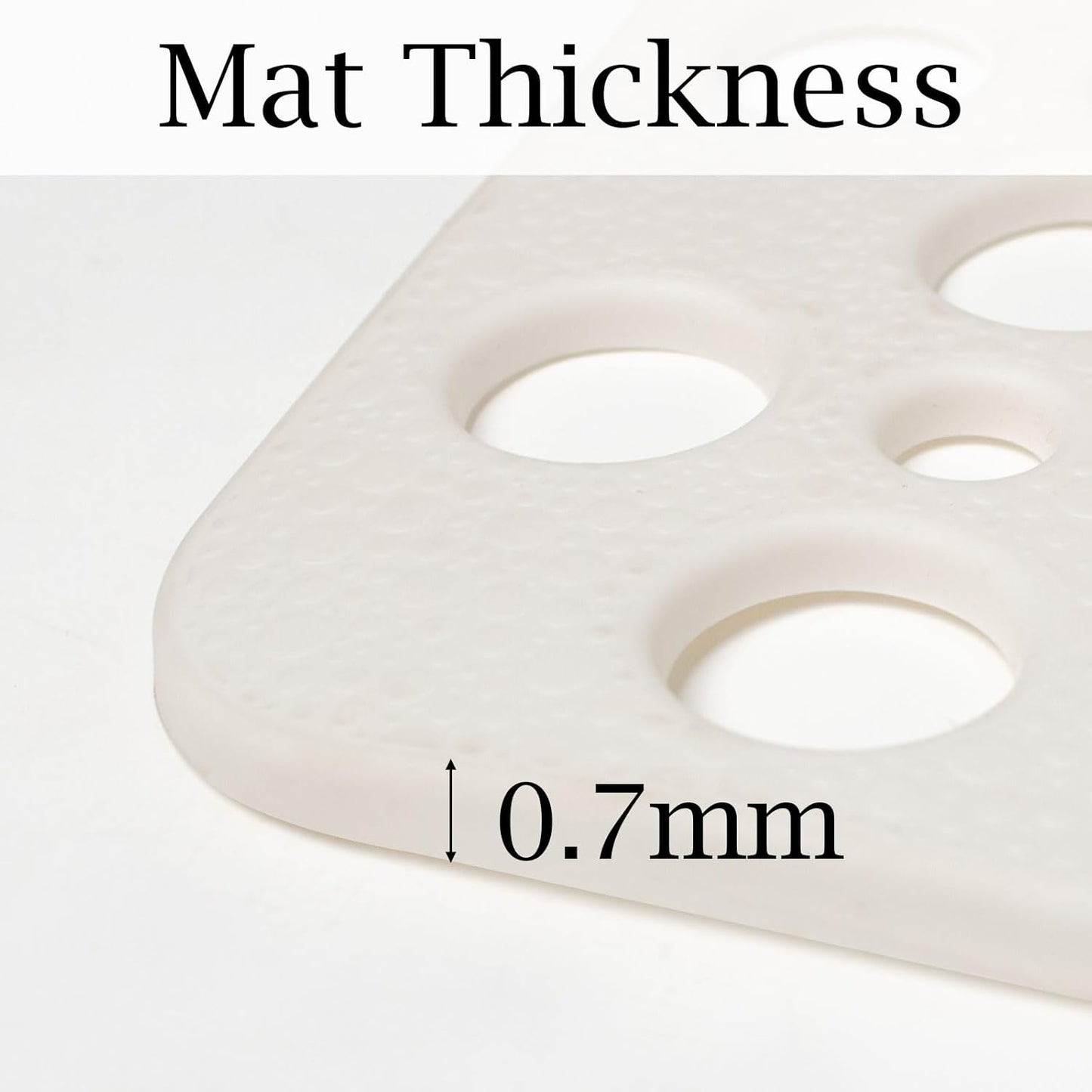 Extra Large Shower Mat Non Slip,47 * 31 Inch Bath Mat for Shower with Big Suction Cups,Oversized TPE Shower Mats for Inside Outside Shower,Perfect for Elderly