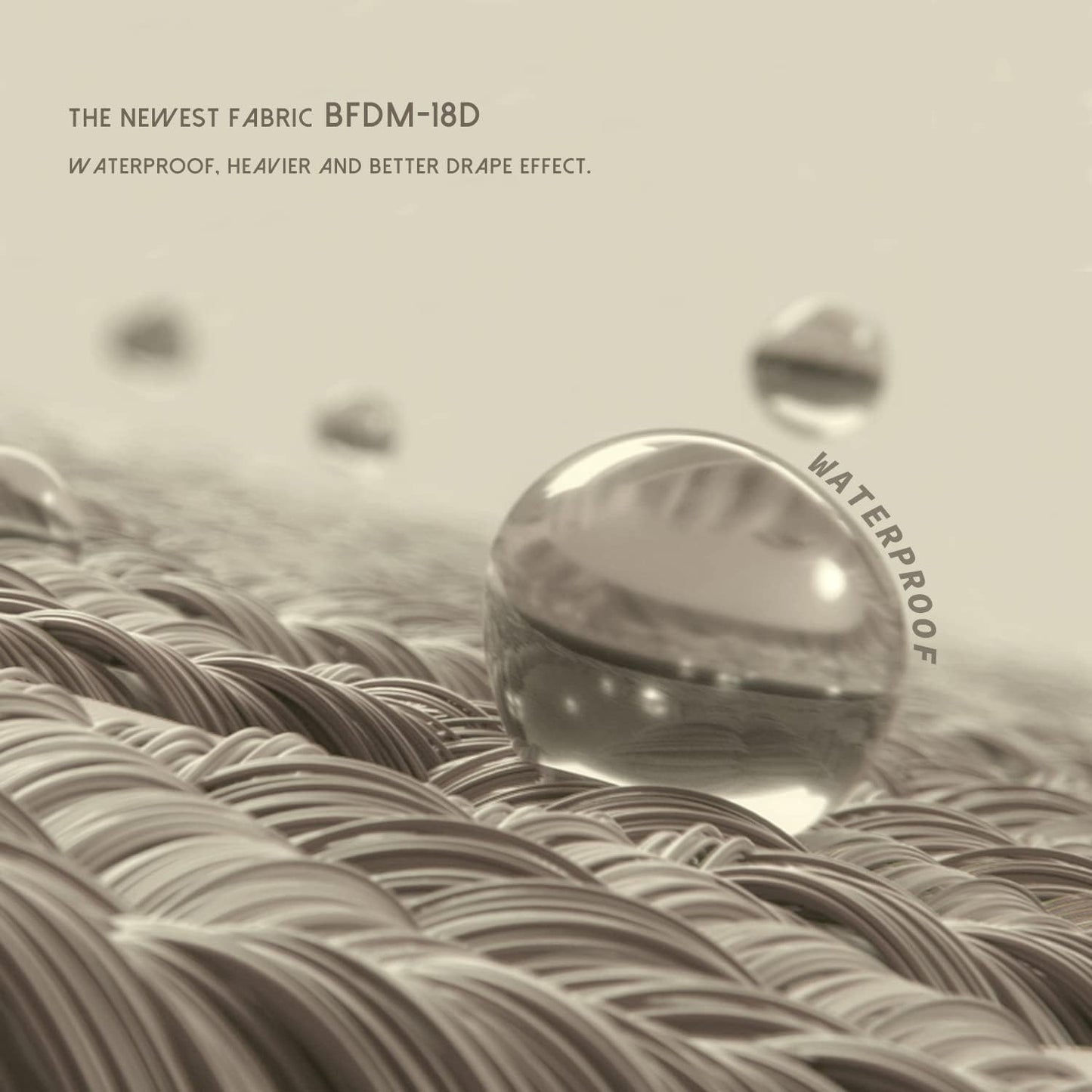 BALCONY & FALCON Rectangle Tablecloth Washable Wrinkle Resistant and Water Proof Table Cloth Decorative Linen Fabric Tablecloths for Dining Parties Kitchen Wedding and Outdoor Use (Beige, 57x118)