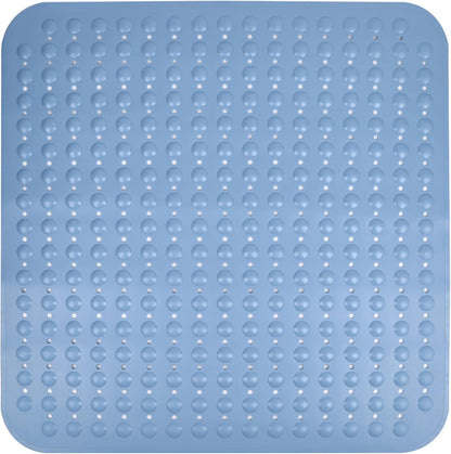 ENKOSI Extra Large Shower Mat Non Slip - 47 x 32 inch - XL Bathroom Shower Mat - Large Shower Matts for Shower Stall Floors - Secure Suction Cups and Drain Holes (47x32 White)