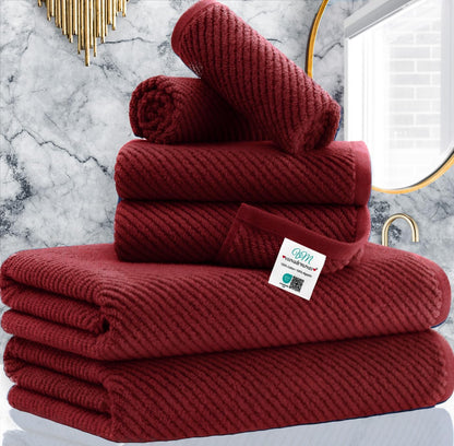 Luxury Bath Towels, Bath Towels Set of 4, Large 30" x 56" - 100% Cotton | Quick Dry | Light Weight | Thick | Soft | Absorbent, Luxury Shower Towel Sets for Bathroom, Towel Gift Set, White