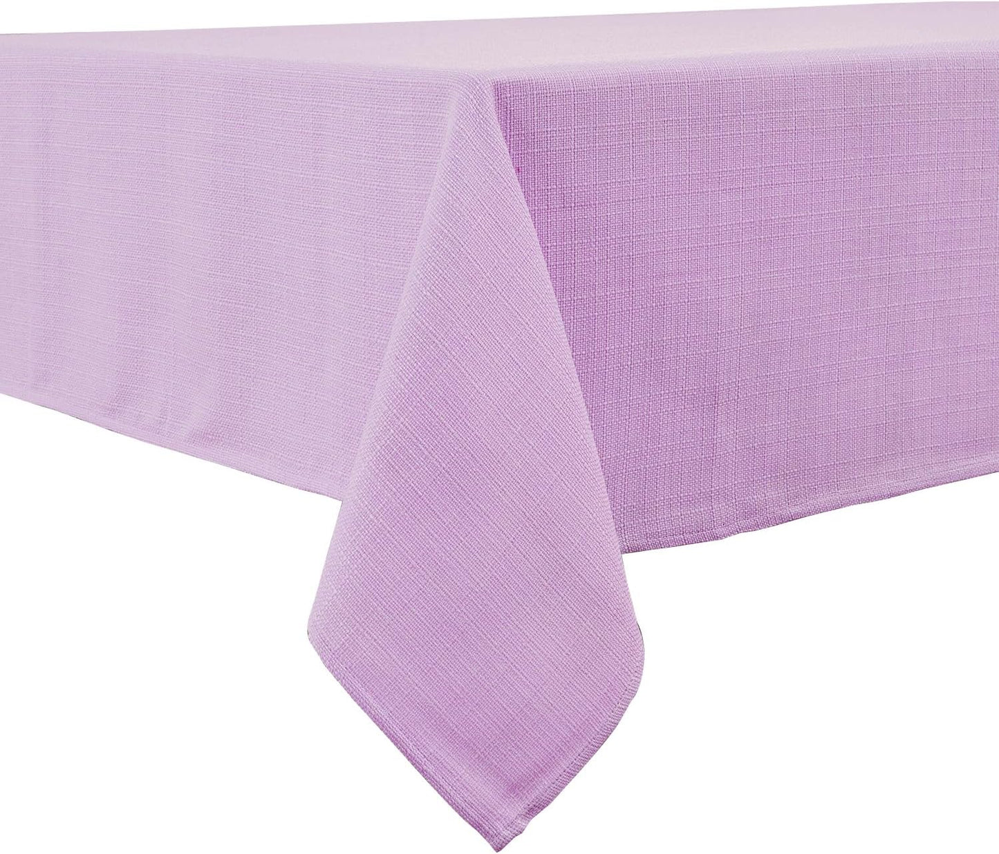 BALCONY & FALCON Rectangle Tablecloth Washable Wrinkle Resistant and Water Proof Table Cloth Decorative Linen Fabric Tablecloths for Dining Parties Kitchen Wedding and Outdoor Use (Beige, 57x118)