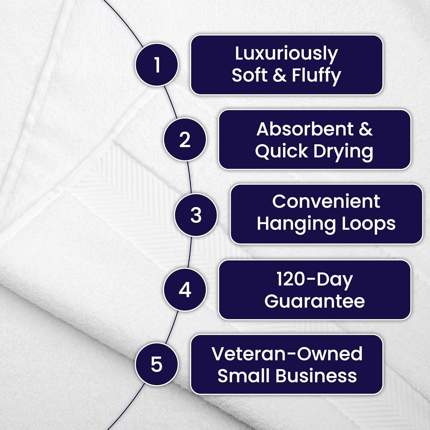 Ultra Soft & Plush Viscose from Bamboo Bath Towels - 700 GSM Luxury Bath Towels - 6 Piece Set - Super Absorbent & Quick Drying (Pewter Grey)