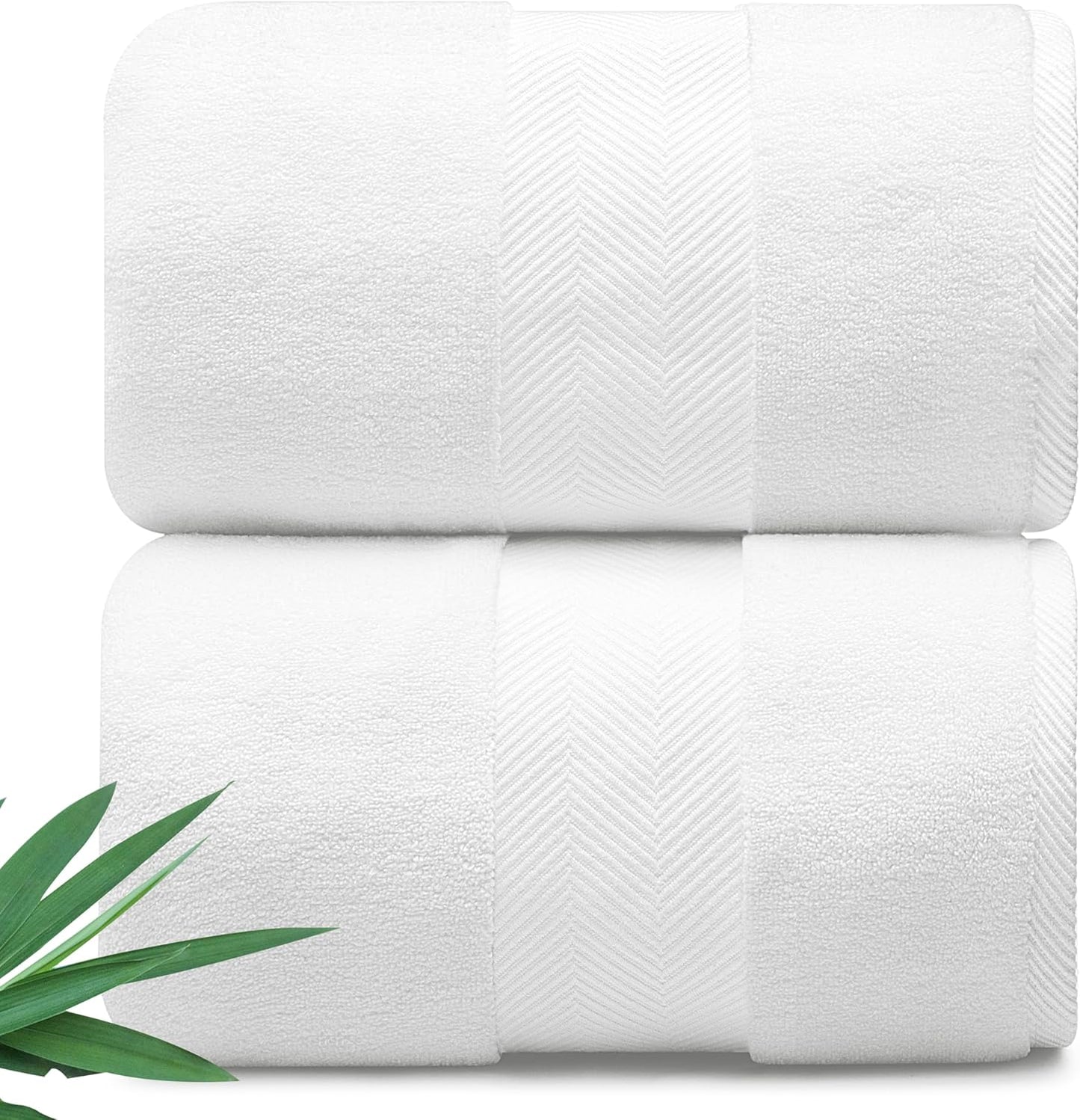 Ultra Soft & Plush Viscose from Bamboo Bath Towels - 700 GSM Luxury Bath Towels - 6 Piece Set - Super Absorbent & Quick Drying (Pewter Grey)