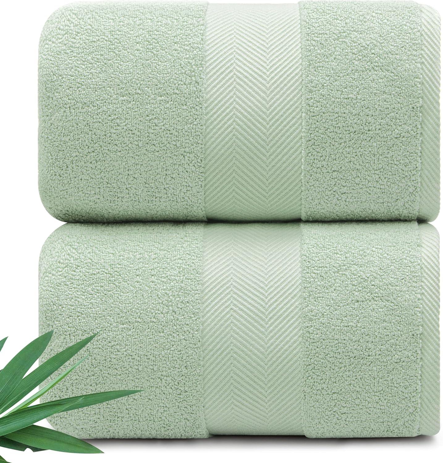 Ultra Soft & Plush Viscose from Bamboo Bath Towels - 700 GSM Luxury Bath Towels - 6 Piece Set - Super Absorbent & Quick Drying (Pewter Grey)