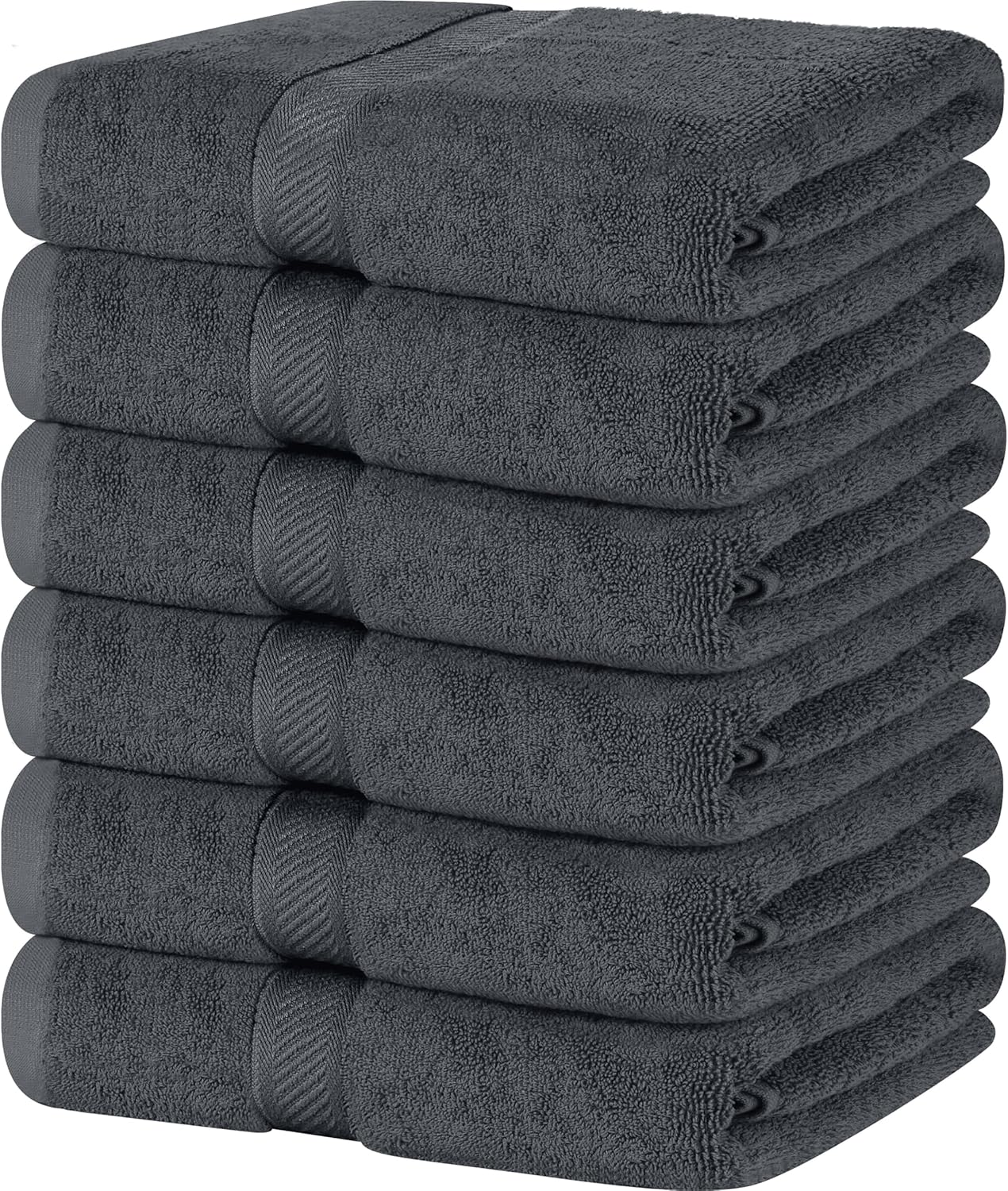 Utopia Towels 18 Pack Bath Towel Set (24 x 48 Inches), 500 GSM 100% Ring Spun Cotton Medium Lightweight and Highly Absorbent Quick Drying, Premium Towels for Hotel, Spa and Bathroom (White)