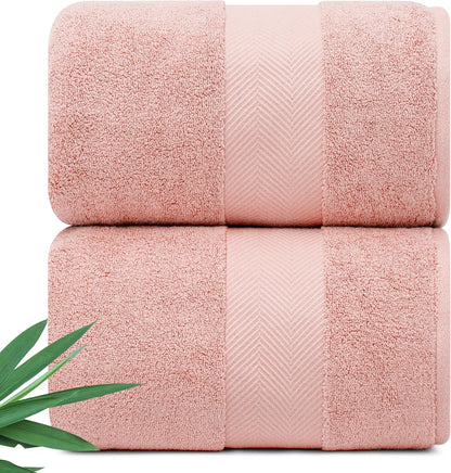 Ultra Soft & Plush Viscose from Bamboo Bath Towels - 700 GSM Luxury Bath Towels - 6 Piece Set - Super Absorbent & Quick Drying (Pewter Grey)